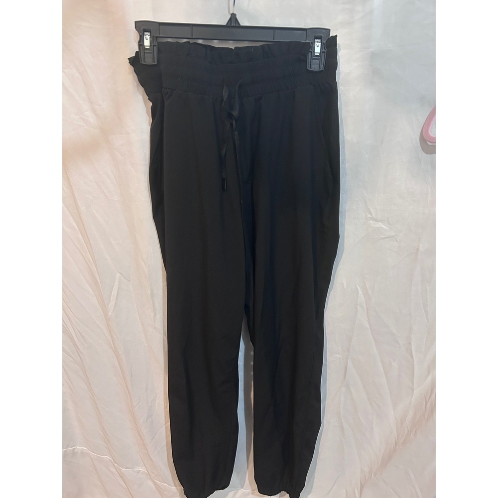 Mono‎ B Black Jogger Pants Elastic Waist Drawstring Athleisure Size M